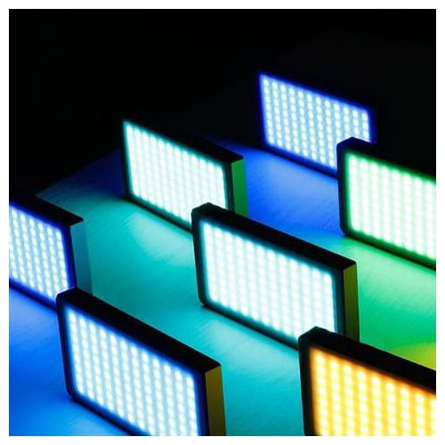 Iluminador LED POCKELITE F7 (Bi-color + RGB)